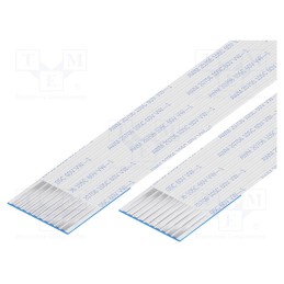 10 pcs : 10-10-A-0101-C-4-08-4-T - FFC cable, Cores: 10, Cable ph: 1mm, contacts on the same side