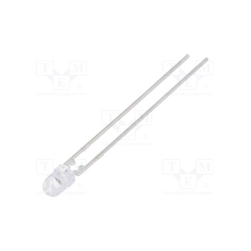 10 pcs : BPW85A - Phototransistor, 3mm, λp max: 850nm, 70V, 50°, Lens: transparent