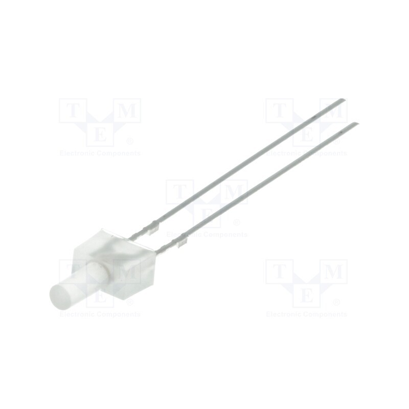 10 pcs : OSM5YK7K92B - LED, 2mm, white warm, 330÷500mcd, 90°, Front: flat, 2.8÷3.6V, THT