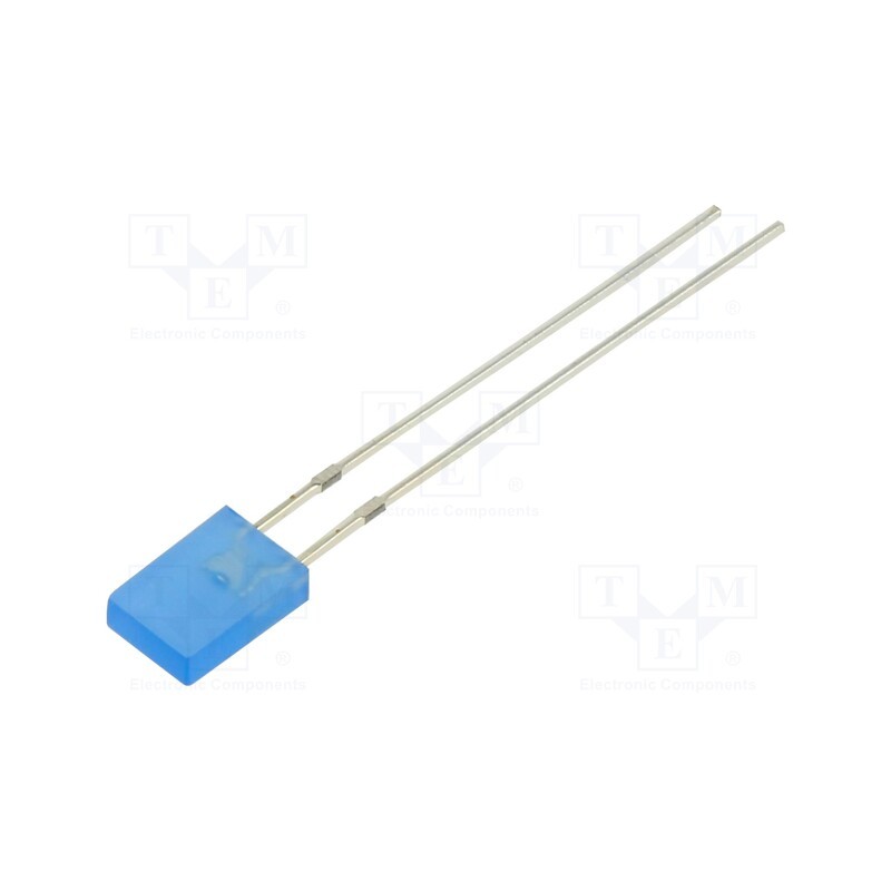 10 pcs : OSB5YU71A4B - LED, rectangular, 6.95x4.8x4.95mm, blue, 150÷220mcd, 100°, 20mA