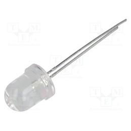 10 pcs : LL-804PGC2C-G4-1BD - LED, 8mm, green, 18000÷30000mcd, 25°, Front: convex, 2.6÷3.8V