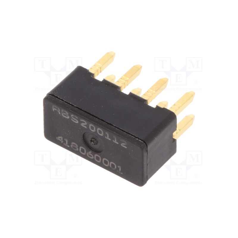 10 pcs : RBS200112 - Sensor: tilt, ±55°, -25÷85°C, OUT: SPST-NO, 5VDC, horizontal