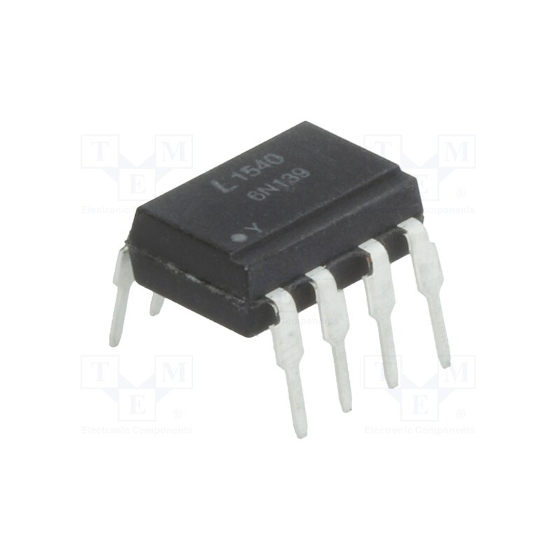 10 pcs : 6N139-L - Optocoupler, THT, Ch: 1, OUT: Darlington, Uinsul: 2.5kV, DIP8