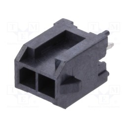 10 pcs : 10127721-021LF - Socket, wire-board, male, Minitek® Pwr 3.0, 3mm, PIN: 2, THT, 5A