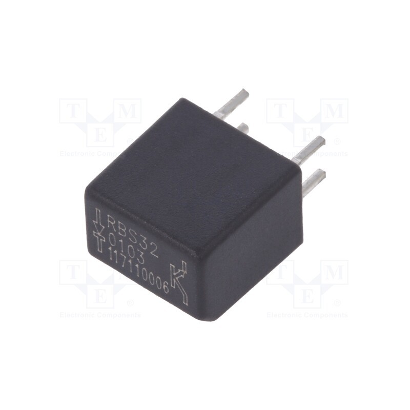 10 pcs : RBS320103 - Sensor: tilt, ±20°, -25÷85°C, OUT: SPST-NO, 3.3÷5VDC, vertical