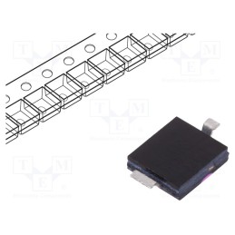 10 pcs : BPW 34 FASR - Photodiode, DIL, SMD, 880nm, 730÷1100nm, 60°, 2nA, black, 150mW