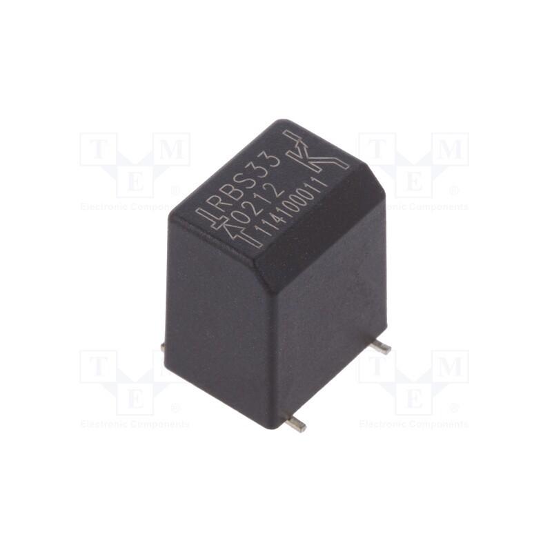 10 pcs : RBS330212T - Sensor: tilt, ±10°, -25÷85°C, OUT: SPST-NO, 3.3÷5VDC, horizontal