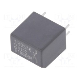 10 pcs : RBS360102 - Sensor: tilt, ±5°, -25÷85°C, OUT: SPST-NO, 3.3÷5VDC, horizontal