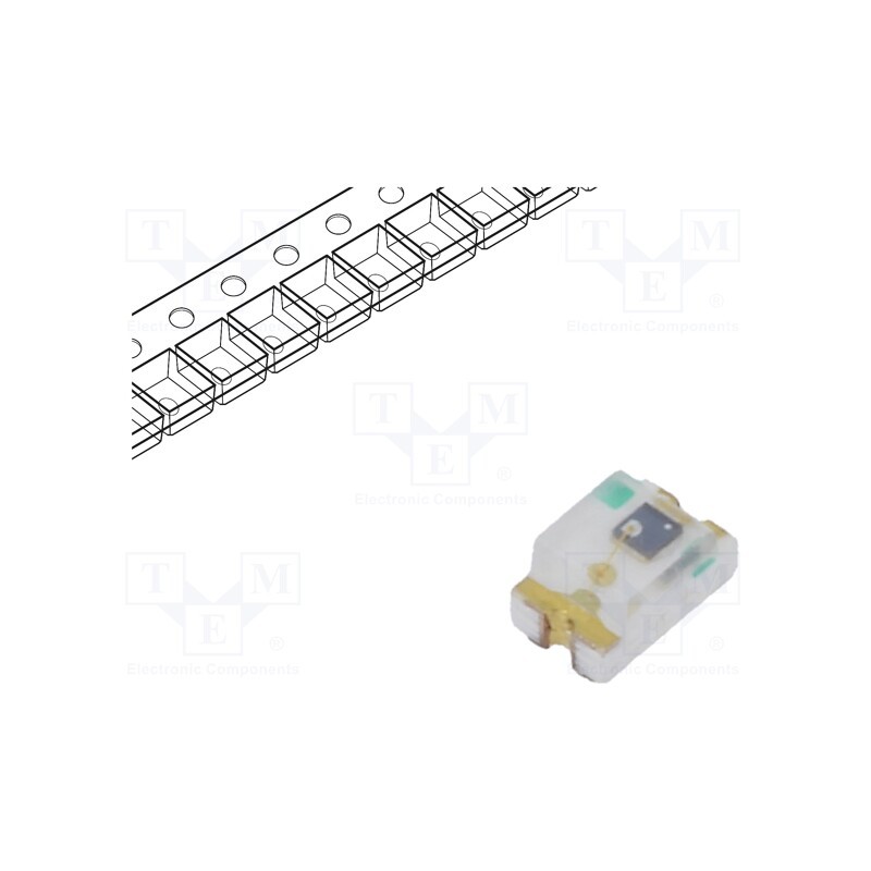 50 pcs : SML-D12M1WT86 - LED, SMD, 0603, yellow green, 16÷30mcd, 1.6x0.8x0.55mm, 2.2V, 20mA