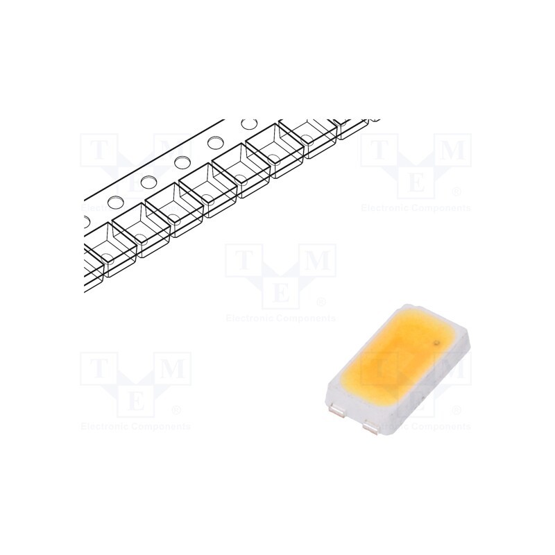 10 pcs : LEMWS59R80MZ31EP - LED, SMD, 5630, white warm, 26÷33.5lm, 2700K, 80, 120°, 65mA
