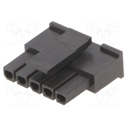50 pcs : 10136653-05GLF - Plug, wire-board, female, Minitek® Pwr 3.0, 3mm, PIN: 5, -40÷105°C
