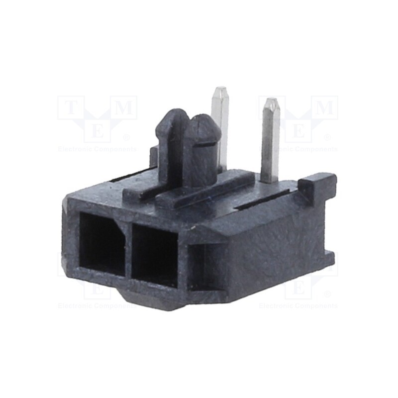 50 pcs : 10136654-0211LF - Plug, wire-board, female, Minitek® Pwr 3.0, 3mm, PIN: 2, -40÷105°C