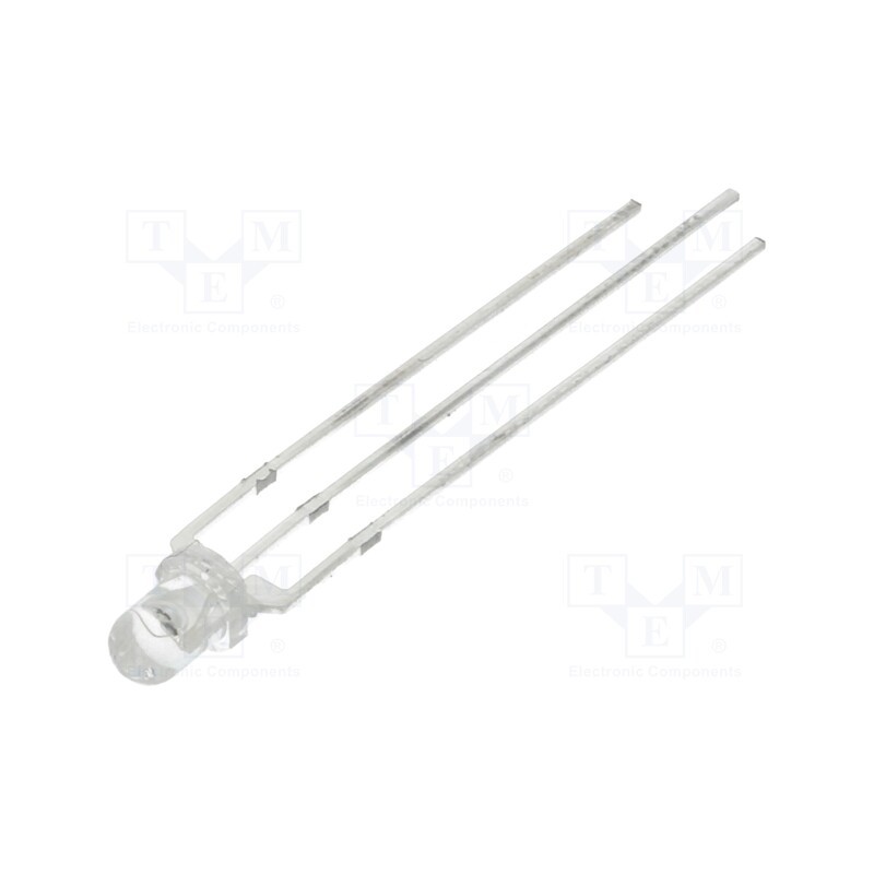 10 pcs : OSRG3131A-C - LED, 3mm, red/yellow-green, 30°, Front: convex, 1.8÷2.4/1.8÷2.4V