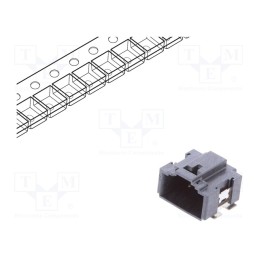 10 pcs : 10142344-106KLF - Connector: wire-board, Minitek MicroSpace, socket, male, PIN: 6
