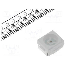 20 pcs : KA-3528SURS - LED, SMD, 3528,PLCC2, red, 400mcd, 3.5x2.8x1.9mm, 120°, 1.9÷2.5V
