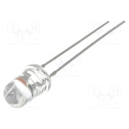 10 pcs : OS5KDK5A31A - LED, 5mm, pink, candle light effect,blinking, 2000÷2500mcd, 30°