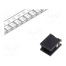 10 pcs : 10143578-202KLF - Connector: wire-board, Minitek MicroSpace, socket, male, vertical