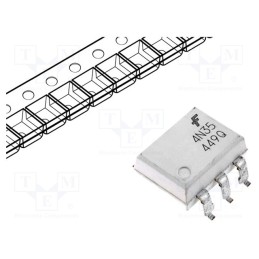 10 pcs : 4N35SR2M - Optocoupler, SMD, Ch: 1, OUT: transistor, Uinsul: 7.5kV, Uce: 30V