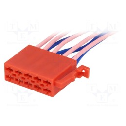 10 pcs : - ISO plug,wires, PIN: 10