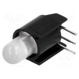 10 pcs : L-59CB/1EGW - LED, bicolour,in housing, red/green, 5mm, No.of diodes: 1, 20mA