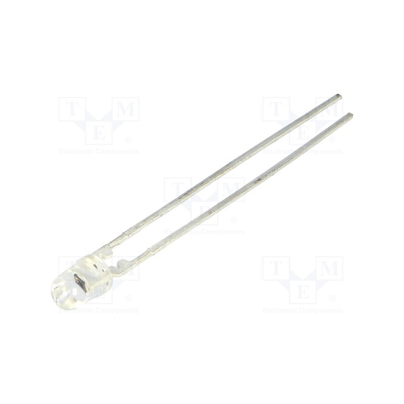 10 pcs : TEPT4400 - Phototransistor, 3mm, λp max: 570nm, 6V, 30°, Lens: transparent