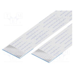10 pcs : 10-14-A-0127-C-4-08-4-T - FFC cable, Cores: 14, Cable ph: 1mm, contacts on the same side
