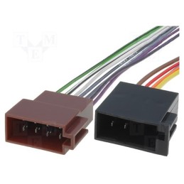 10 pcs : - ISO socket,wires, PIN: 13(5+8)