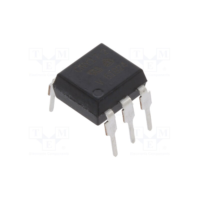 10 pcs : CNY17-2 - Optocoupler, THT, Ch: 1, OUT: transistor, Uinsul: 5.3kV, Uce: 70V