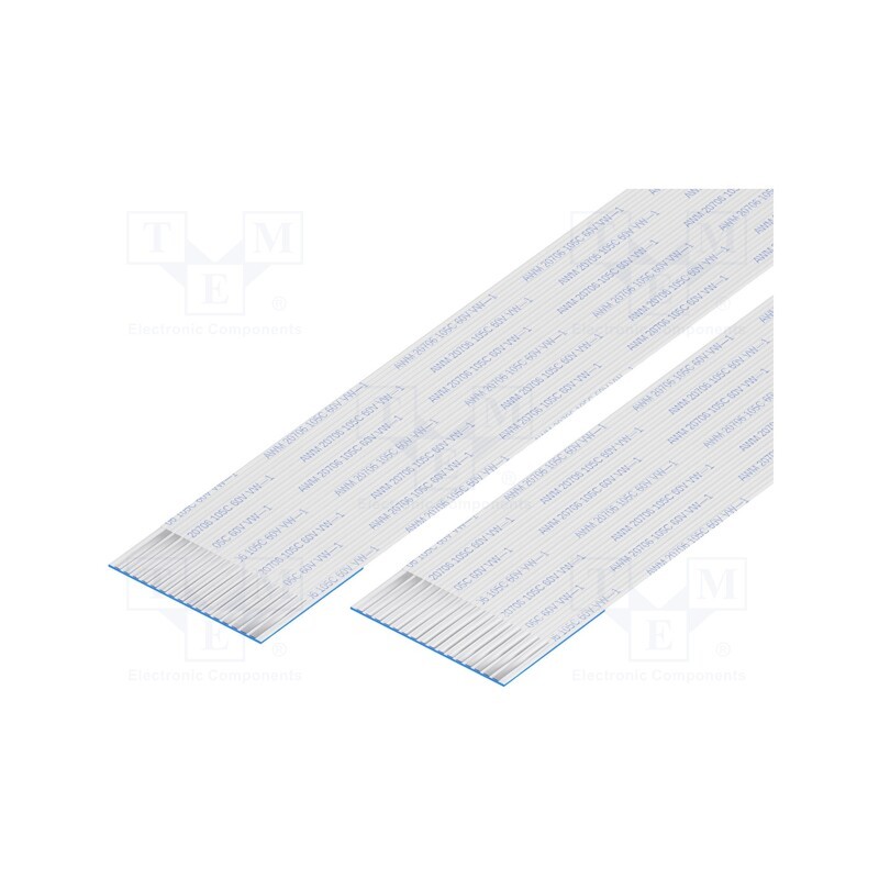 10 pcs : 10-16-A-0101-C-4-08-4-T - FFC cable, Cores: 16, Cable ph: 1mm, contacts on the same side