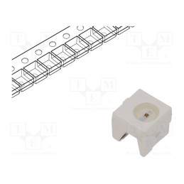 10 pcs : LS A67F-U2BA-1-3A4B - LED, SMD, 4040, red, 1.91÷6.06lm, 560÷2240mcd, 4.2x4.2x3.4mm, 120°