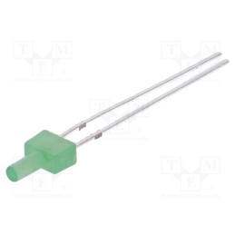 10 pcs : OSG5TA7K94B - LED, 2mm, green, 330÷500mcd, 90°, Front: flat, 2.8÷3.6V, 4.8x2.5mm