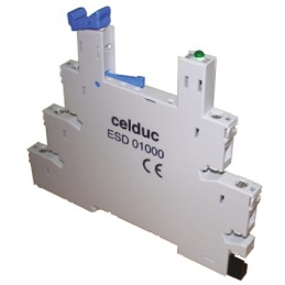 1 pcs - Celduc DIN Rail Relay Socket, for use with SLA Series, SLD Series