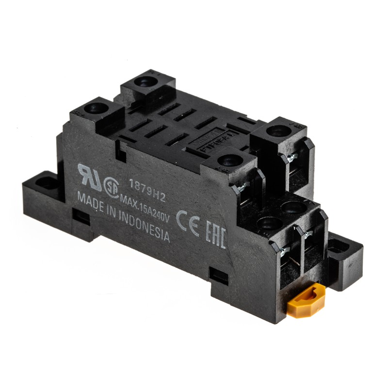 1 pcs - Omron Pluggable Function Module, Socket for use with LY1, LY1-D, LY1F, LY1N, LY1N-D2, LY2, LY2-CR, LY2-D, LY2F, LY2N,