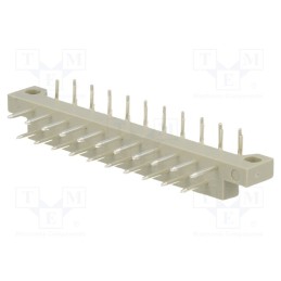 10 pcs : 101E10099X - Plug, DIN 41617, male, PIN: 21, THT, angled 90°, Contacts ph: 2.5mm