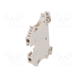 10 pcs : 1020100000 WDU 4 - Splice terminal: rail, 4mm2, ways: 1, terminals: 2, beige, wemid