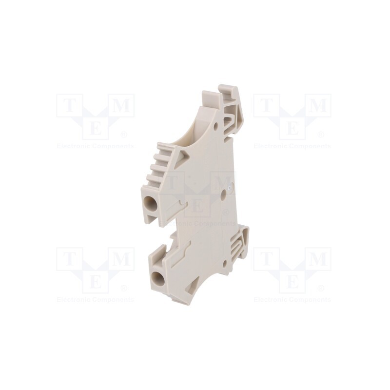 10 pcs : 1020100000 WDU 4 - Splice terminal: rail, 4mm2, ways: 1, terminals: 2, beige, wemid