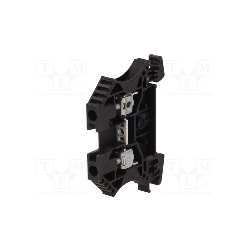 10 pcs : 1020110000 WDU 4 SW - Splice terminal: rail, 4mm2, ways: 1, terminals: 2, black, wemid