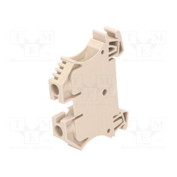 10 pcs : 1020300000 WDU 10 - Splice terminal: rail, 10mm2, ways: 1, terminals: 2, beige, wemid