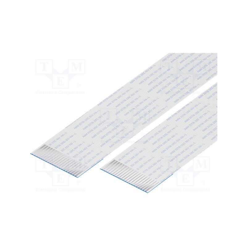 10 pcs : 10-20-A-0101-C-4-08-4-T - FFC cable, Cores: 20, Cable ph: 1mm, contacts on the same side