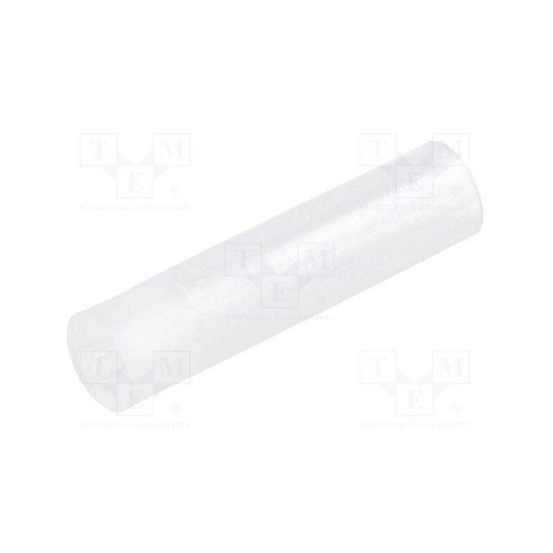 100 pcs : FIX-LEDS-16.5 - Spacer sleeve, LED, Øout: 4mm, ØLED: 3mm, L: 16.5mm, natural, UL94V-2