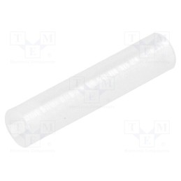 100 pcs : FIX-LEDS-18.5 - Spacer sleeve, LED, Øout: 4mm, ØLED: 3mm, L: 18.5mm, natural, UL94V-2