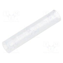 100 pcs : FIX-LEDS-19.5 - Spacer sleeve, LED, Øout: 4mm, ØLED: 3mm, L: 19.5mm, natural, UL94V-2