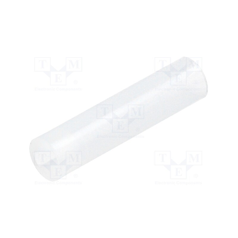 100 pcs : FIX-LEDS-17 - Spacer sleeve, LED, Øout: 4mm, ØLED: 3mm, L: 17mm, natural, UL94V-2