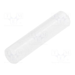 100 pcs : FIX-LEDS-19 - Spacer sleeve, LED, Øout: 4mm, ØLED: 3mm, L: 19mm, natural, UL94V-2