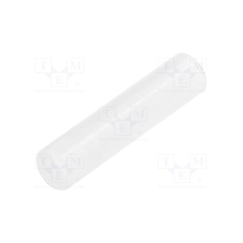 100 pcs : FIX-LEDS-19 - Spacer sleeve, LED, Øout: 4mm, ØLED: 3mm, L: 19mm, natural, UL94V-2
