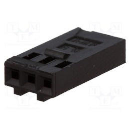 10 pcs : 102241-1 - Plug, wire-board, female, AMPMODU MOD IV, 2.54mm, PIN: 3, for cable