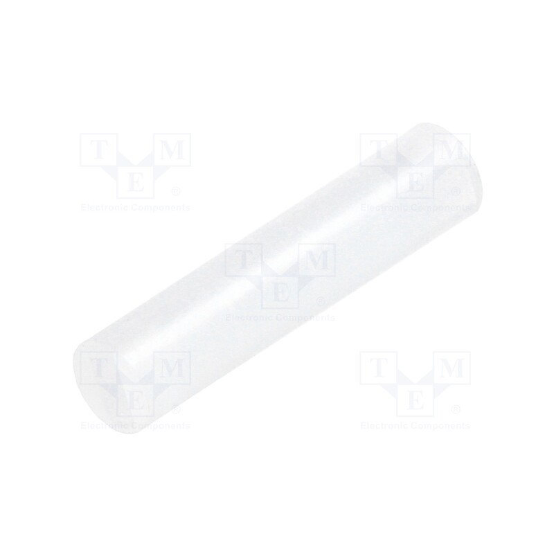 100 pcs : FIX-LEDS-18 - Spacer sleeve, LED, Øout: 4mm, ØLED: 3mm, L: 18mm, natural, UL94V-2