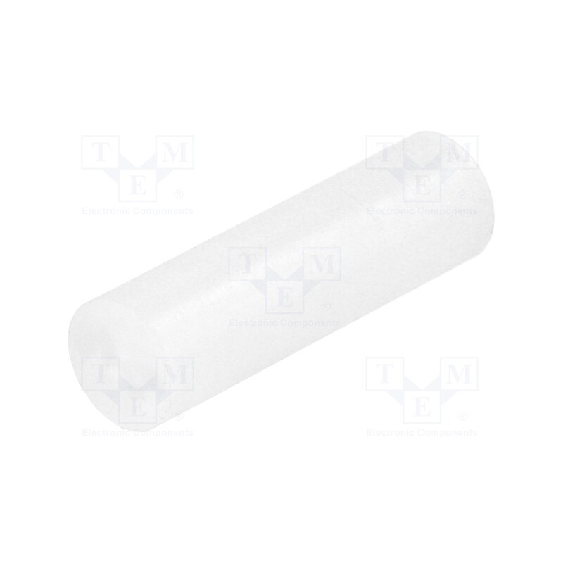 100 pcs : FIX-LED-17 - Spacer sleeve, LED, Øout: 5mm, ØLED: 5mm, L: 17mm, natural, UL94V-2