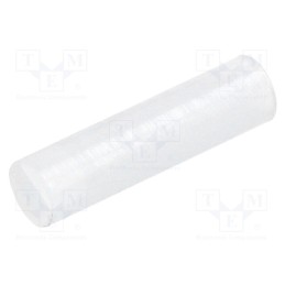 100 pcs : FIX-LEDS-15.5 - Spacer sleeve, LED, Øout: 4mm, ØLED: 3mm, L: 15.5mm, natural, UL94V-2