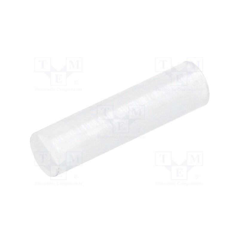 100 pcs : FIX-LEDS-15.5 - Spacer sleeve, LED, Øout: 4mm, ØLED: 3mm, L: 15.5mm, natural, UL94V-2